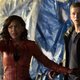 Meagan Good (left), Stark Sands